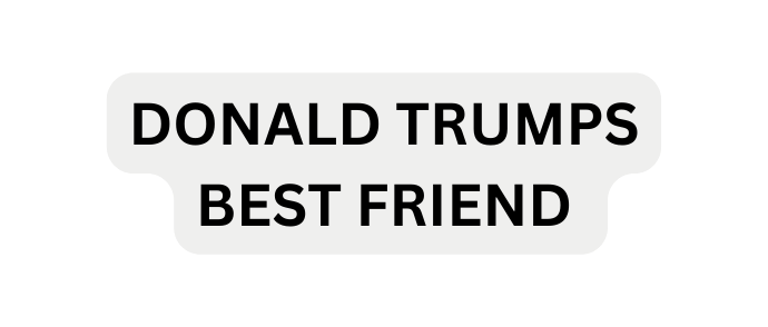 Donald Trumps best friend